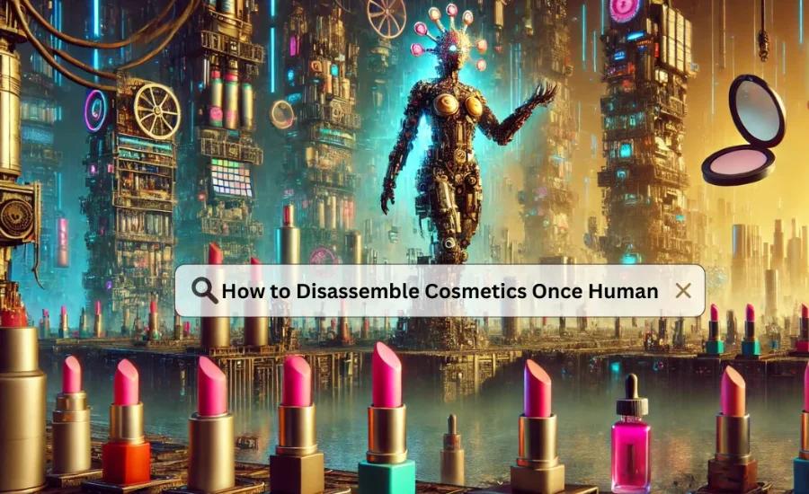 How to disassemble cosmetics once human